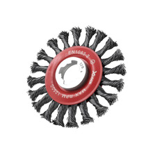 X-LOCK Conical Wire Brush 115mm M14x2, 0.50mm Steel Wire
