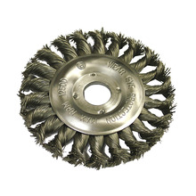Faithfull Circular Wire Brush 125 x 12mm 22.2mm Bore, 0.50mm Wire