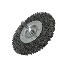 Faithfull Wire Brush 100mm x 6mm Shank, 0.30 Wire