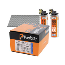 Paslode IM F16x50mm angled brad for IM65A galv (2000 brads/2 fuel cell) Impulse