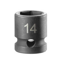 Facom 6-Point Stubby Impact Socket 1/2in Drive 14mm