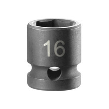 Facom 6-Point Stubby Impact Socket 1/2in Drive 16mm