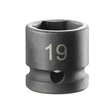 Facom 6-Point Stubby Impact Socket 1/2in Drive 19mm