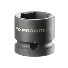Facom 6-Point Stubby Impact Socket 1/2in Drive 21mm