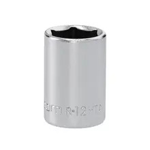 Facom FCMR12HT R.12HT 6 Point Standard Socket 1/4in Drive 12mm