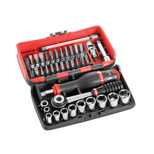 Facom 1/4in Drive R2NANO Socket Set, 38 Piece