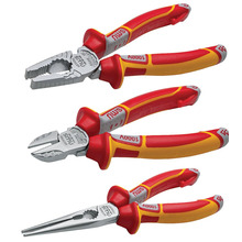 NWS VDE 3 PIECE PLIER SET 3K HANDLE
