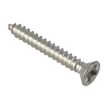 Self-Tapping Screw Pozi Compatible CSK A2 SS 1in x 6 ForgePack 30