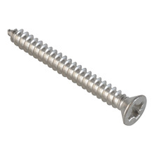 Self-Tapping Screw Pozi Compatible CSK A2 SS 1.1/2in x 8 ForgePack 12