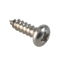 Self-Tapping Screw Pozi Compatible Pan Head SS 3/8in x 4 ForgePack 80