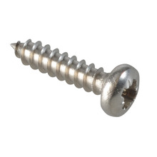 Self-Tapping Screw Pozi Compatible Pan Head SS 1/2in x 4 ForgePack 60