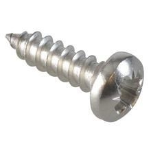 Self-Tapping Screw Pozi Compatible Pan Head SS 1/2in x 6 ForgePack 60