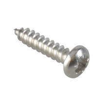 Self-Tapping Screw Pozi Compatible Pan Head SS 5/8in x 6 ForgePack 50
