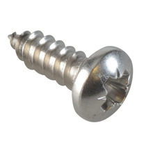 Self-Tapping Screw Pozi Compatible Pan Head SS 1/2in x 8 ForgePack 40