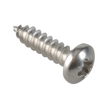 Self-Tapping Screw Pozi Compatible Pan Head SS 5/8in x 8 ForgePack 35