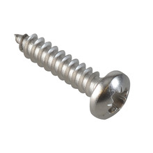 Self-Tapping Screw Pozi Compatible Pan Head SS 3/4in x 8 ForgePack 30