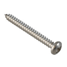 Self-Tapping Screw Pozi Compatible Pan Head SS 1.1/2in x 8 ForgePack 15
