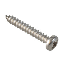 Self-Tapping Screw Pozi Compatible Pan Head SS 3/4in x 4 ForgePack 50