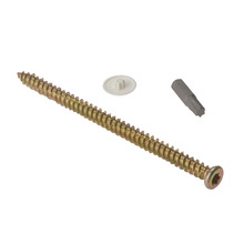 Concrete Frame Screw TORX® Compatible High-Low Thread ZYP 7.5 x 62mm Bag 10