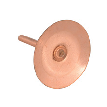 Copper Disc Rivets 20 x 20 x 1.5mm (Bag 100)