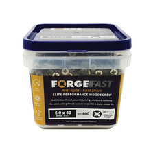 ForgeFast Pozi Compatible Elite Performance Wood Screw ZY 5.0 x 50mm Tub 600