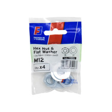 Nut & Washer M12 ForgePack 4