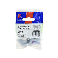 Wing Nut & Washer M12 ForgePack 2