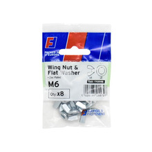 Wing Nut & Washer M6 ForgePack 8