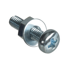 Machine Screw Pozi Compatible Pan Head ZP M3 x 12mm ForgePack 50