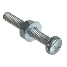 Machine Screw Pozi Compatible Pan Head ZP M3 x 20mm ForgePack 50