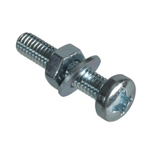 ForgeFix Machine Screw Pozi Compatible Pan Head ZP M4 x 20mm ForgePack 40