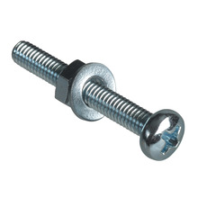 Machine Screw Pozi Compatible Pan Head ZP M4 x 30mm ForgePack 20