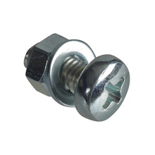 Machine Screw Pozi Compatible Pan Head ZP M5 x 12mm ForgePack 20