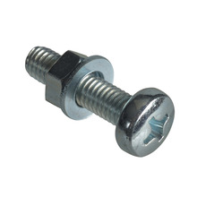 Machine Screw Pozi Compatible Pan Head ZP M5 x 20mm ForgePack 15