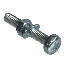 Machine Screw Pozi Compatible Pan Head ZP M5 x 30mm ForgePack 12