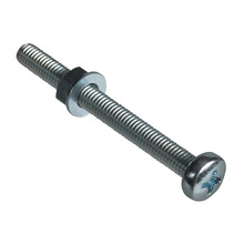 Machine Screw Pozi Compatible Pan Head ZP M5 x 50mm ForgePack 20
