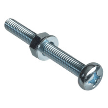 Machine Screw Pozi Compatible Pan Head ZP M6 x 50mm ForgePack 15