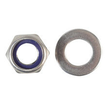 Nyloc Nuts & Washers A2 Stainless Steel M12 ForgePack 6