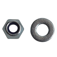 Nyloc Nuts & Washers Zinc Plated M4 ForgePack 50