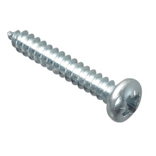 Self-Tapping Screw Pozi Compatible Pan Head ZP 1in x 8 ForgePack 25
