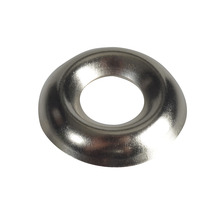 Screw Cup Washers Solid Brass Nickel Plated No.8 Bag 200