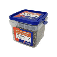 Multi-Purpose Pozi Compatible Screw CSK ST ZYP 4.0 x 50mm Tub 900