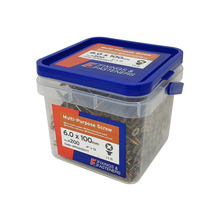 Multi-Purpose Pozi Compatible Screw CSK ST ZYP 6.0 x 100mm Tub 200