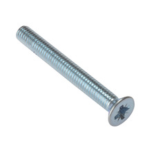 Machine Screw Pozi Compatible CSK ZP M6 x 40mm Bag 25