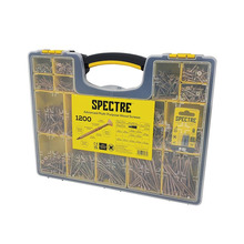 ForgeFix FOROPSP1200Y Spectre&trade; Wood Screw Site Organiser 1200 Piece