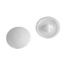 Pozi Compatible Cover Cap White No.6-8 Bag 100