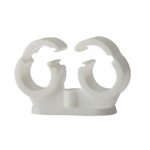 Pipe Clip Double Cliplock 22mm Box 50