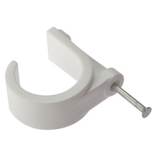 Pipe Clip with Masonry Nail 28mm Box 50