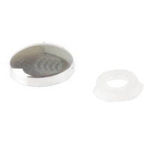 ForgeFix FORPDT5M Domed Cover Cap Chrome Coloured No. 6-8 Bag 25