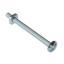 Roofing Bolt ZP M6 x 100mm Bag 25